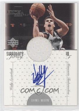 2000-01 Upper Deck Pros & Prospects - Signature Jersey - Level 1 #WS - Wally Szczerbiak