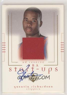 2000-01 Upper Deck Reserve - NBA Start-Ups Autographs #QR-A - Quentin Richardson