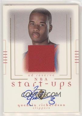 2000-01 Upper Deck Reserve - NBA Start-Ups Autographs #QR-A - Quentin Richardson