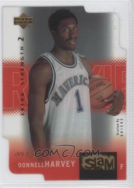 2000-01 Upper Deck Slam - [Base] - Extra Strength Gold Die-Cut #72 - Donnell Harvey /25