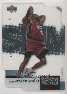 2000-01 Upper Deck Slam - [Base] - Extra Strength Silver Die-Cut #16 - Jerry Stackhouse /500
