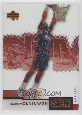 2000-01 Upper Deck Slam - [Base] #21 - Hakeem Olajuwon