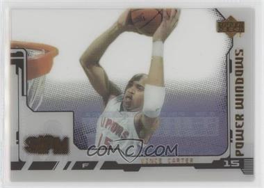 2000-01 Upper Deck Slam - Power Windows #PW6 - Vince Carter