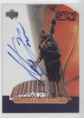 2000-01 Upper Deck Slam - Signature Slams #AJ - Antawn Jamison