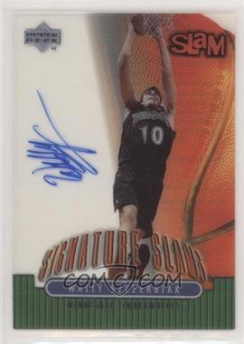 2000-01 Upper Deck Slam - Signature Slams #WS - Wally Szczerbiak