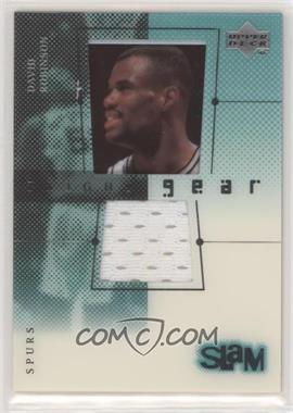 2000-01 Upper Deck Slam - UD Flight Gear #DR-G - David Robinson