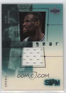 2000-01 Upper Deck Slam - UD Flight Gear #DR-G - David Robinson