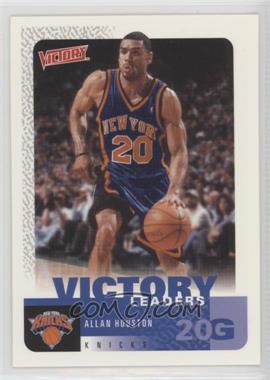 2000-01 Upper Deck Victory - [Base] #249 - Allan Houston