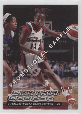 2000 Fleer Ultra WNBA - [Base] - Promotional Sample #1 - Cynthia Cooper