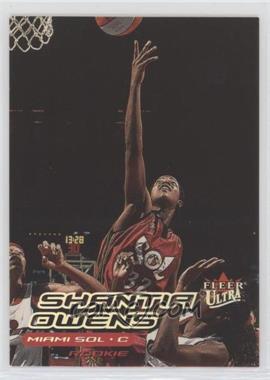 2000 Fleer Ultra WNBA - [Base] #147 - Shantia Owens