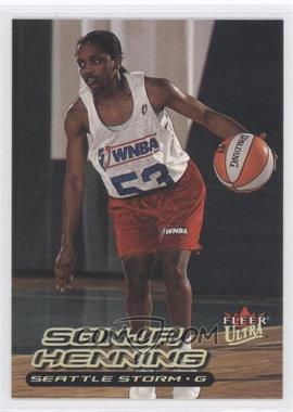 2000 Fleer Ultra WNBA - [Base] #87 - Sonja Henning
