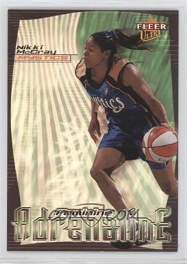 2000 Fleer Ultra WNBA - Feminine Adrenaline #1 FA - Nikki McCray