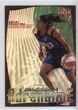 2000 Fleer Ultra WNBA - Feminine Adrenaline #1 FA - Nikki McCray