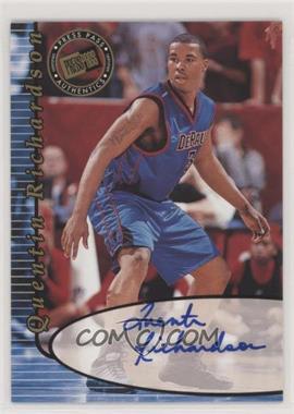 2000 Press Pass - Autographs #_QURI - Quentin Richardson