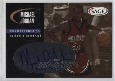 2000 Sage - Authentic Autograph - Bronze #A28 - Michael Jordan /650