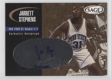 2000 Sage - Authentic Autograph - Bronze #A47 - Jarrett Stephens /650