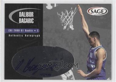2000 Sage - Authentic Autograph - Silver #A1 - Dalibor Bagaric /400
