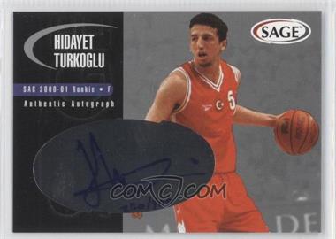 2000 Sage - Authentic Autograph - Silver #A48 - Hidayet Turkoglu /400