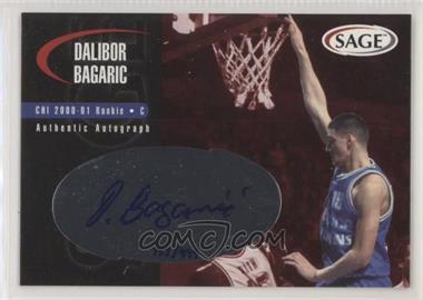 2000 Sage - Authentic Autograph #A1 - Dalibor Bagaric /999 [EX to NM]