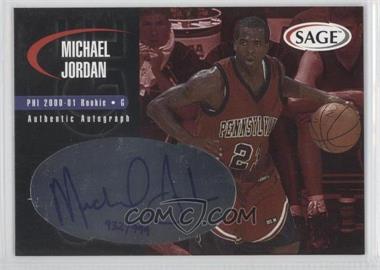 2000 Sage - Authentic Autograph #A28 - Michael Jordan /999