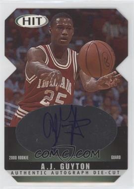 2000 Sage Hit - Autographs - Emerald Die-Cut #A25 - A.J. Guyton