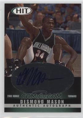 2000 Sage Hit - Autographs - Emerald #A34 - Desmond Mason