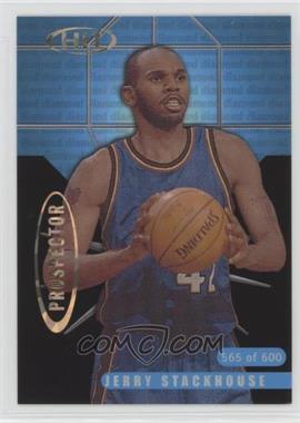 2000 Sage Hit - Prospector - Diamond #P20 - Jerry Stackhouse /600 [Noted]