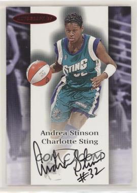2000 Skybox Dominion WNBA - Autographics #_ANST - Andrea Stinson