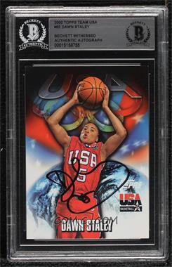 2000 Topps Team USA - [Base] #65 - Dawn Staley [BAS BGS Authentic]