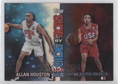 2000 Topps Team USA - Side by Side - Refractor/Non-Refractor Refractor Side Left #SS2 - Allan Houston, Ruthie Bolton-Holifield