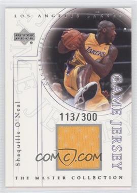 2000 Upper Deck Los Angeles Lakers The Master Collection - Game Jersey #SO-J - Shaquille O'Neal /300