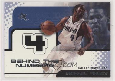 2001-02 EX - Behind The Numbers #10 BN - Michael Finley