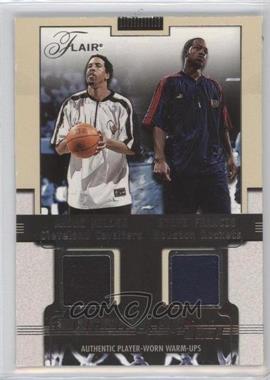 2001-02 Flair - Warming Up - Dual #_AMSF - Andre Miller, Steve Francis