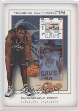 2001-02 Fleer Authentix - [Base] - Front Row #113 - DeSagana Diop /100