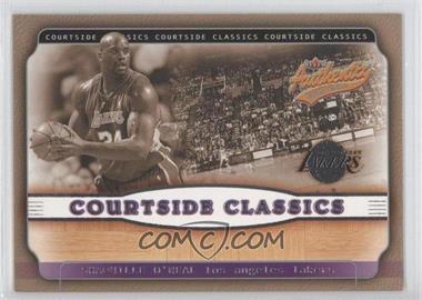 2001-02 Fleer Authentix - Courtside Classics #14 CC - Shaquille O'Neal