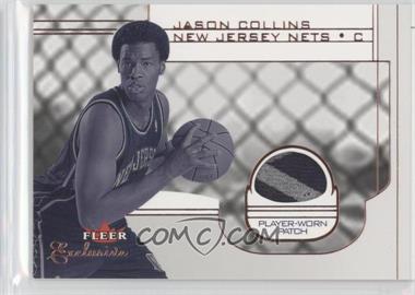 2001-02 Fleer Exclusive - [Base] #141 - Rookie Player-Worn Patch - Jason Collins