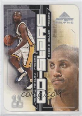 2001-02 Fleer Marquee - Co-Stars #5 CS - Jamaal Tinsley, Reggie Miller