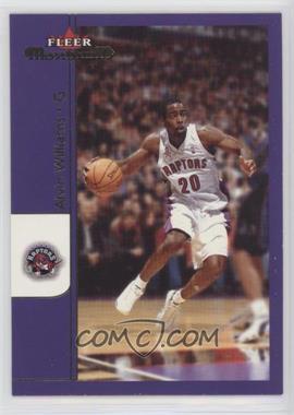 2001-02 Fleer Maximum - [Base] #31 - Alvin Williams