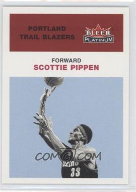 2001-02 Fleer Platinum - [Base] #84 - Scottie Pippen