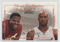 Patrick Ewing, Alonzo Mourning [EX to NM]