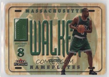 2001-02 Fleer Platinum - Nameplates #_ANWA - Antoine Walker