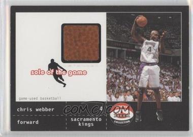 2001-02 Fleer Shoebox Collection - Sole of the Game - Ball #_CHWE - Chris Webber /300