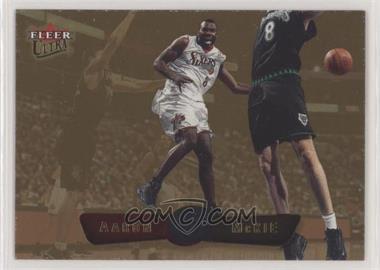 2001-02 Fleer Ultra - [Base] - Gold Medallion #125 - Aaron McKie