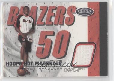 2001-02 NBA Hoops Hot Prospects - Hoops Hot Materials #HMZR - Zach Randolph