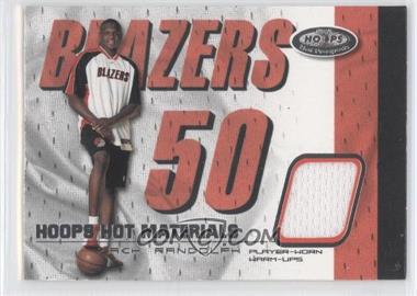2001-02 NBA Hoops Hot Prospects - Hoops Hot Materials #HMZR - Zach Randolph