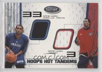 Grant Hill, Steve Francis [EX to NM] #/100