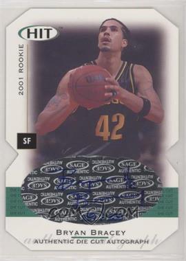 2001-02 SAGE Hit - [Base] - Die-Cut Autographs #A18 - Bryan Bracey /250