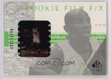 2001-02 SP Authentic - [Base] #102 - Rookie Film F/X - Mike James /1600