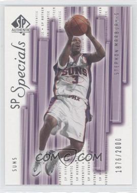 2001-02 SP Authentic - [Base] #143 - SP Specials - Stephon Marbury /2000