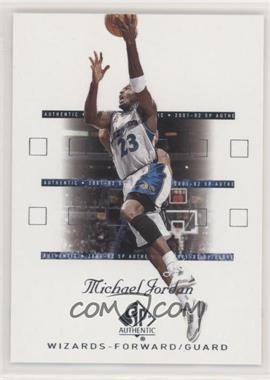 2001-02 SP Authentic - [Base] #90 - Michael Jordan